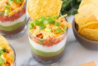 7-Layer Dip Cups for Parties and Meal Prep