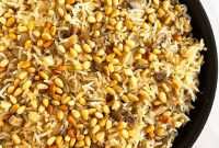 One-Pot Mushroom Rice Pilaf with Garlic and Herbs