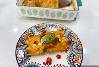 Cheesy Beef and Rice Enchiladas with Spicy Tomato Sauce