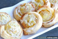 Lemon Puff Pastry Rolls with Zesty Glaze