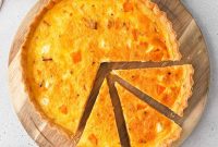 Roasted Pumpkin and Sage Quiche with Flaky Pie Crust
