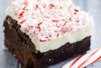 White Chocolate Peppermint Brownies Recipe for the Holidays