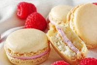 Raspberry-Filled French Macarons: Recipe & Baking Tips
