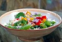 Zucchini Ribbon Pasta with Hazelnut Herb Pesto and Alpine Cheese