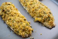 Crispy Lemon Pistachio Crusted Snapper with Herbed Butter