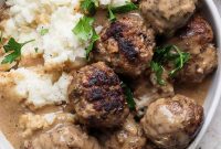 Minnesota-Style Swedish Meatballs with Lingonberry Sauce