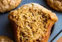 Gingerbread Banana Muffins with Warm Spices and Molasses