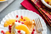 Angel Food Cake with Vanilla-Honey Oranges — Quick Dessert Recipe