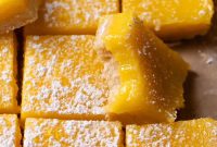 Classic Lemon Bars with Buttery Shortbread Crust