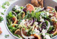 Citrus Grapefruit Salad with Cilantro, Goat Cheese & Toasted Almonds