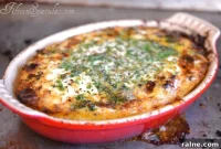 Herbed Baked Eggs with Garlic and Parmesan Recipe