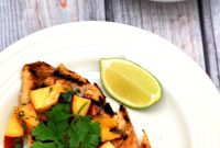 Grilled Peach Salsa Chicken Recipe for Summer BBQs