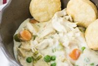 Instant Pot Chicken Pot Pie with Pie Crust or Biscuit Topping