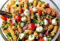 Classic Italian Pasta Salad with Zesty Italian Dressing