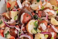 Creamy Red Potato Salad with Fresh Herbs and Dijon Dressing