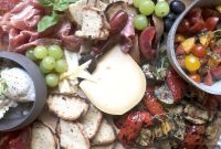 Marinated Tomatoes and Grilled Veggie Cheese Board Recipe