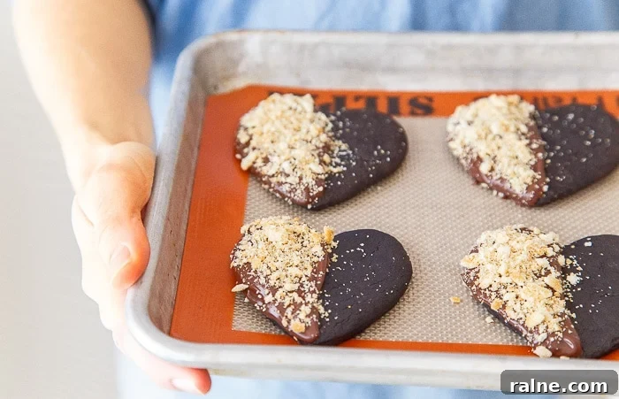 Ritz Chocolate-Dipped Heart Cookies for Valentine's Day 3 Ritz-dipped Chocolate Heart cookies