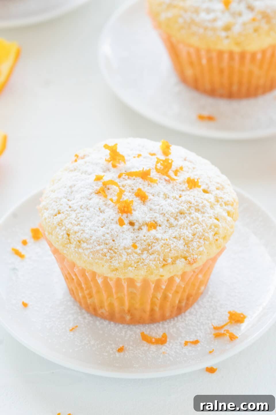 Fluffy Orange Yogurt Muffins with Zesty Citrus Glaze 2 Summer Recipe