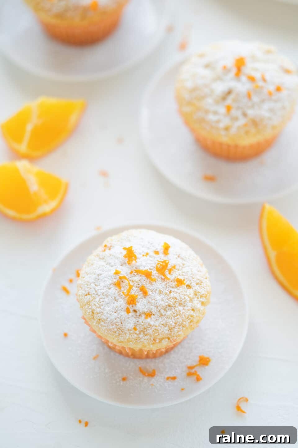 Fluffy Orange Yogurt Muffins with Zesty Citrus Glaze 5 Fruity Dessert