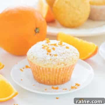 Fluffy Orange Yogurt Muffins with Zesty Citrus Glaze 6 Fluffy Orange Muffins with Yogurt