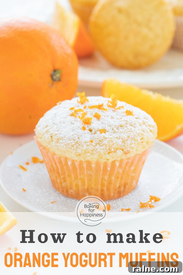 Fluffy Orange Yogurt Muffins with Zesty Citrus Glaze 8 Quick, moist, delicious: these orange muffins combine many good things! Since the recipe with is simple, it's an great last-minute-pastry.