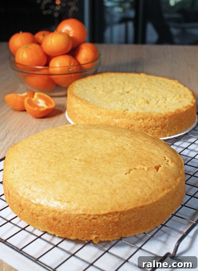 Orange Cardamom Cake Recipe with Citrus Glaze 3 orange cardamom cake layers