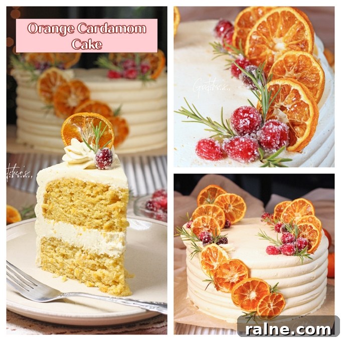 Orange Cardamom Cake Recipe with Citrus Glaze 6 orange cardamom cake