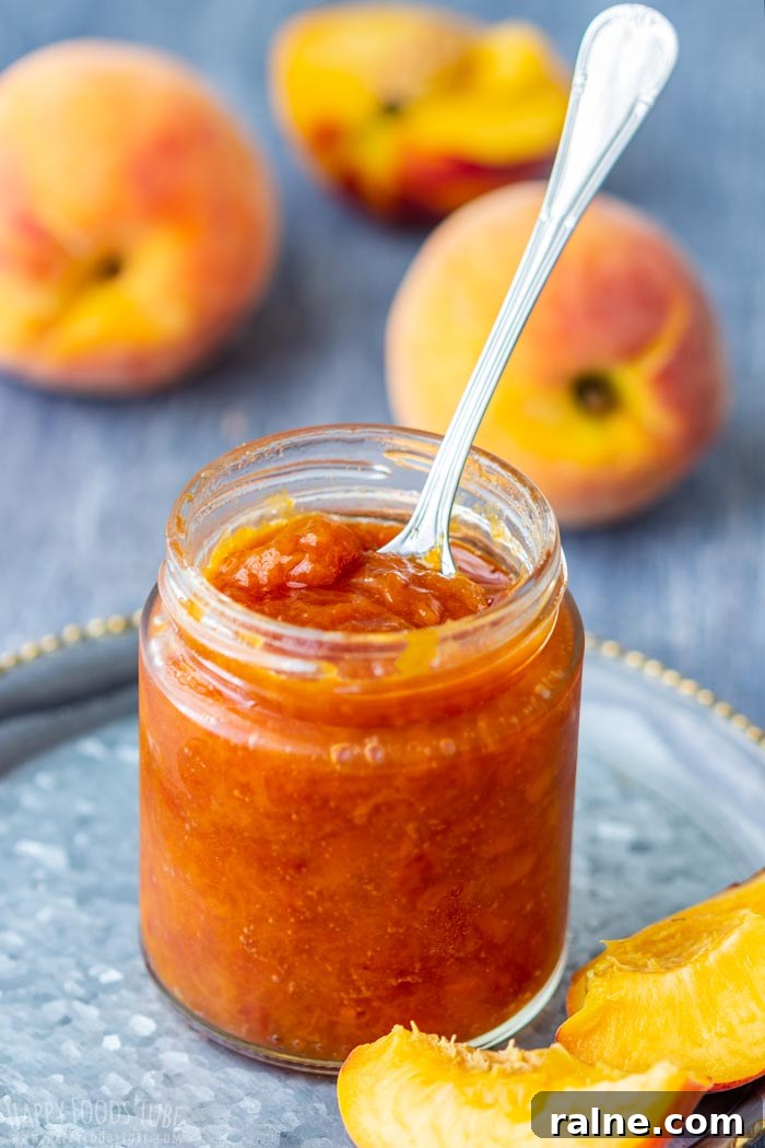 Make Peach Jam Quickly in an Instant Pot: Simple Homemade Recipe 6 Instant Pot Pressure Cooker Peach Jam
