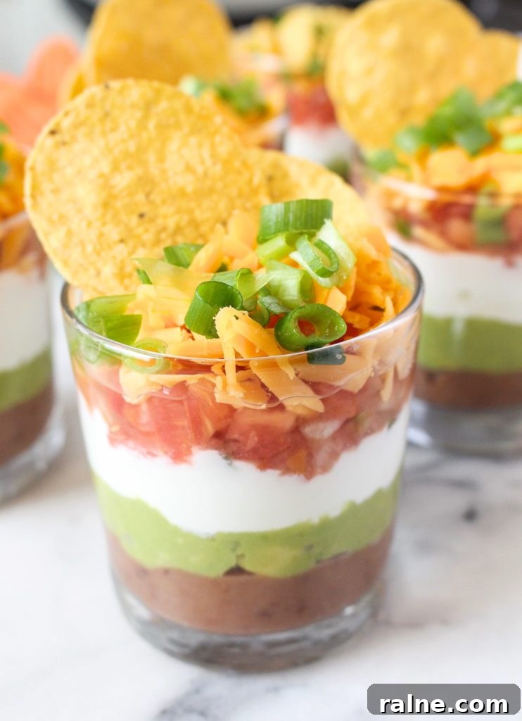 Individual 7 Layer Dip Cups