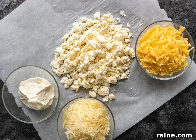 Tiropita: Authentic Greek Cheese Pie Recipe & Tips 5 overhead: ingredients for my tiropita recipe