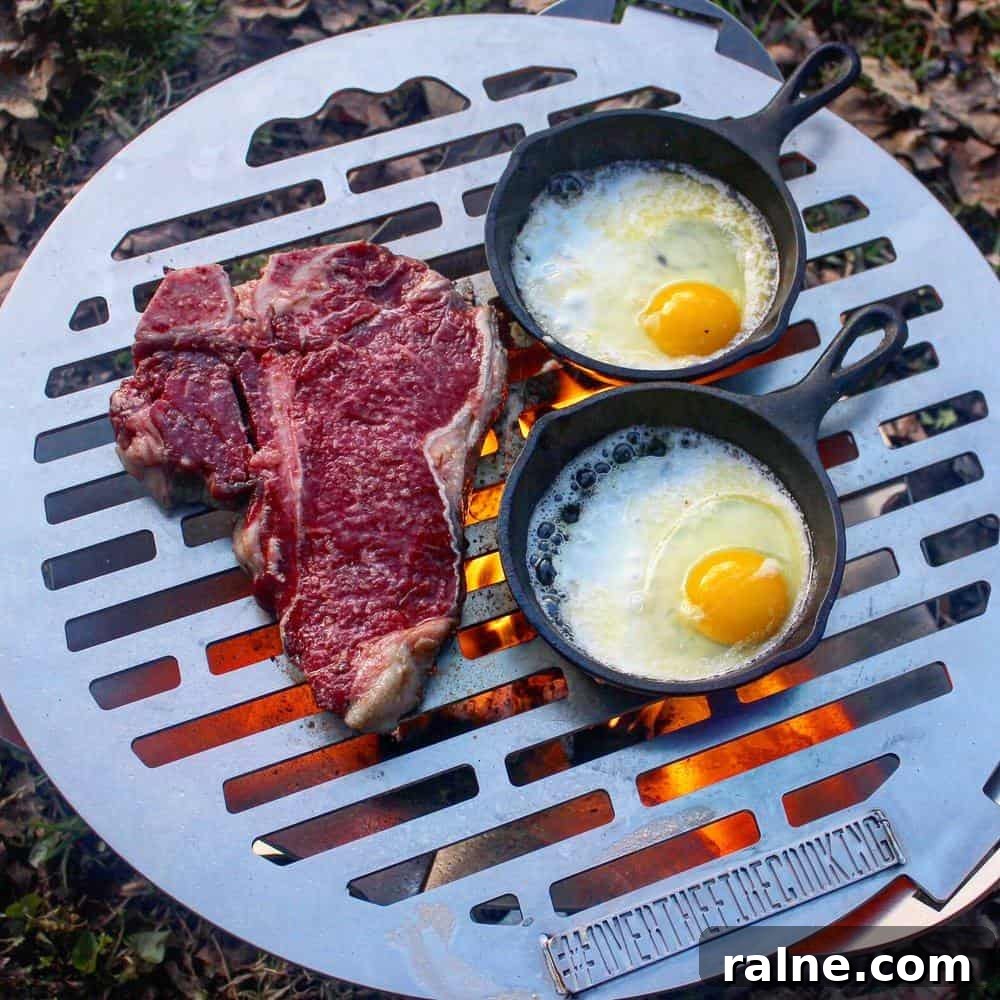 Look at that little skillet!