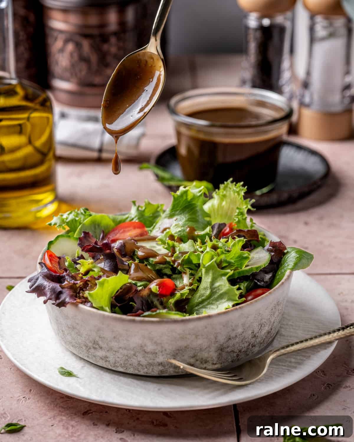 Fresh Basil Balsamic Vinaigrette