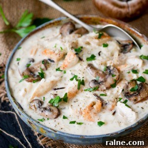 Chicken, Wild Rice & Mushroom Soup