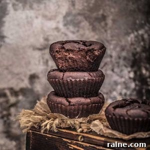 Flourless Chickpea Chocolate Muffins