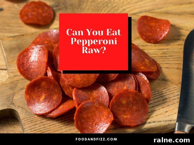 Is It Safe to Eat Pepperoni Raw? Expert Food Safety Answer 2 Can You Eat Pepperoni Raw?