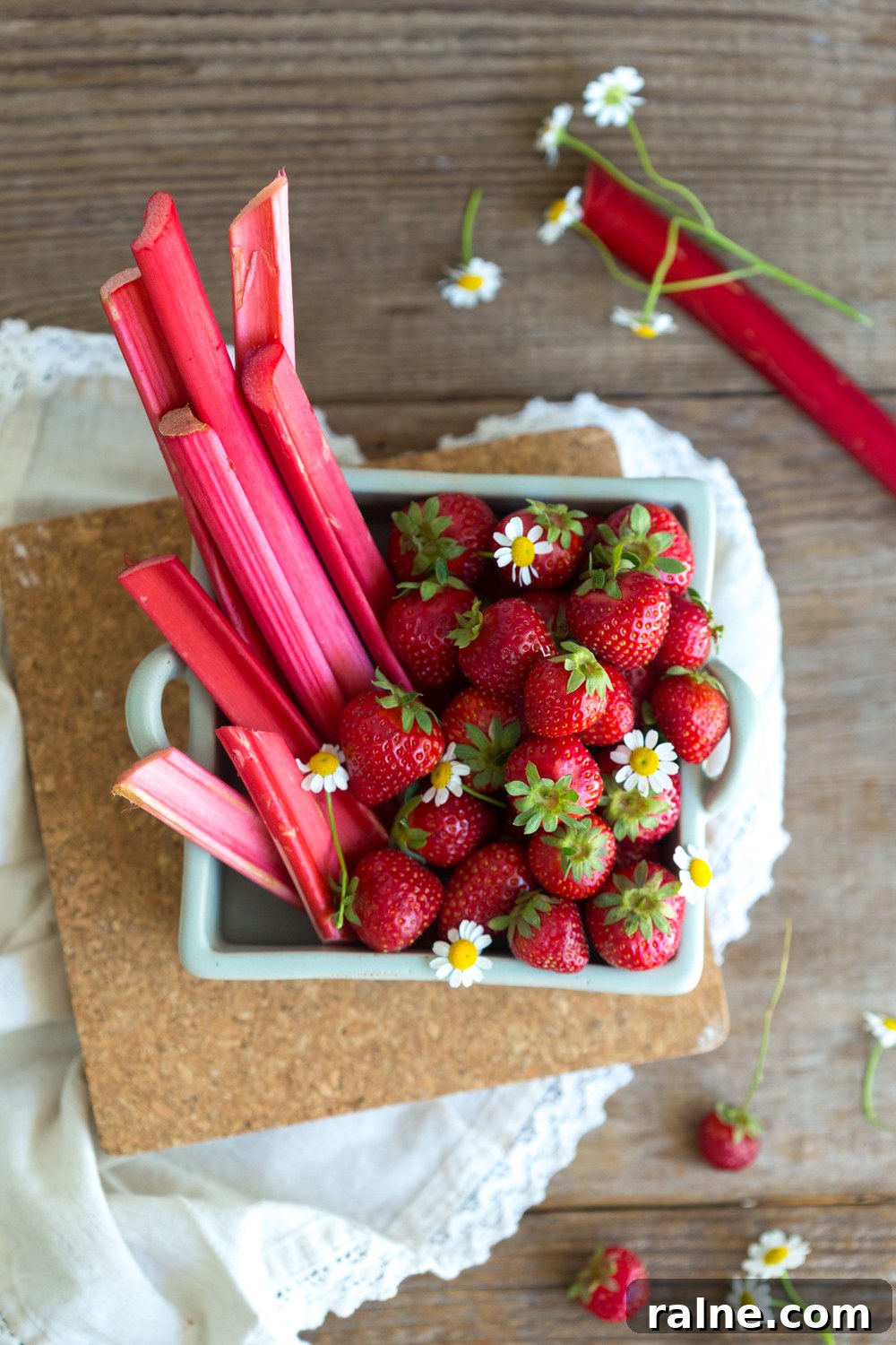 Strawberry Rhubarb Curd Tartlets Recipe for Tangy Spring Desserts 3 Strawberries & Rhubarb for Strawberry Rhubarb Curd Tartlets