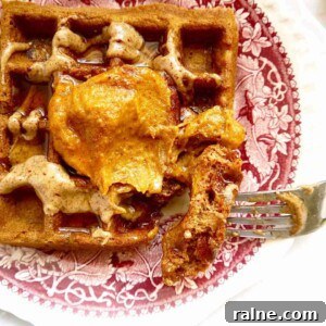 Pumpkin Paleo Waffles — Gluten- and Dairy-Free Recipe 9 Paleo Pumpkin Waffles with Pumpkin Frosting