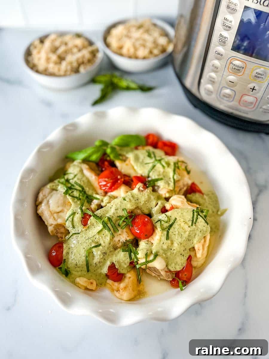  Instant Pot Pesto Chicken