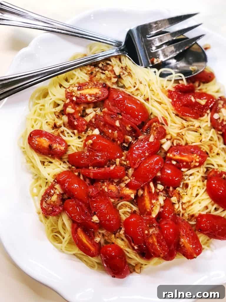 Angel Hair Pasta with Tomatoes and Herbs