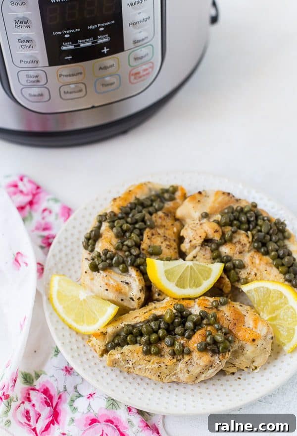 Healthy Chicken Piccata