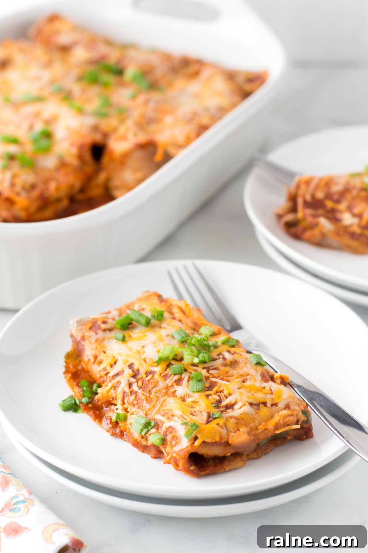 Leftover Turkey Enchiladas