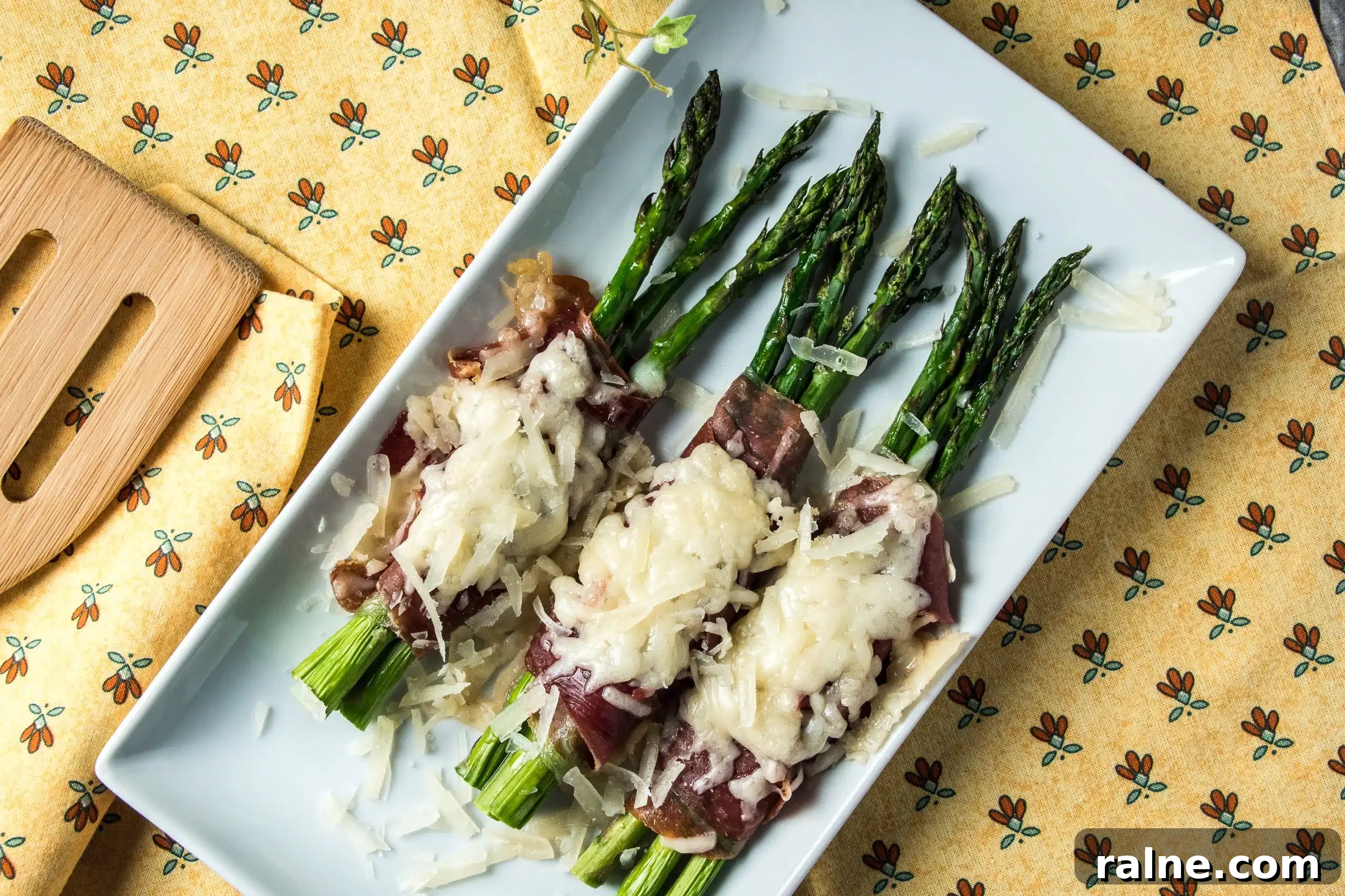 Asparagus, Ham & Manchego Tart Recipe: Savory Spring Brunch Idea 3 Ingredients photo