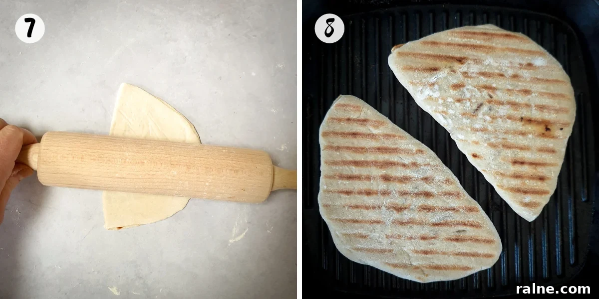 Marmite BBQ Flatbreads: Savory Grilled Flatbread Recipe 6 Cook on bbq or hot griddle pan