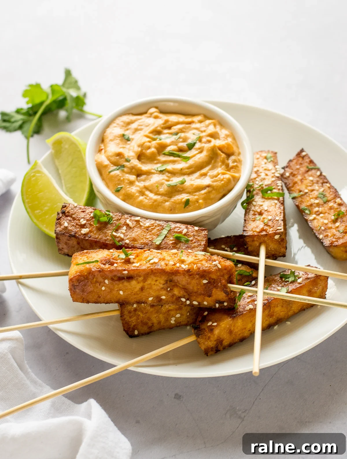 Marmite BBQ Flatbreads: Savory Grilled Flatbread Recipe 8 Satay Tofu