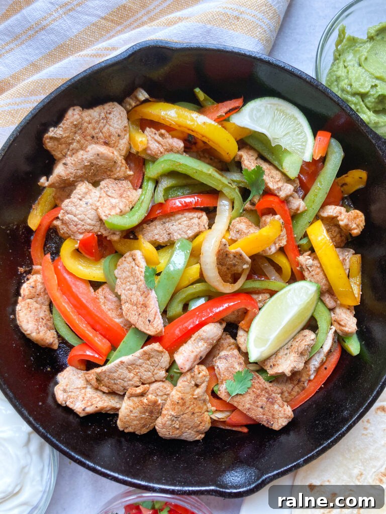 pork fajitas