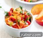 summer fresh peach salsa recipe