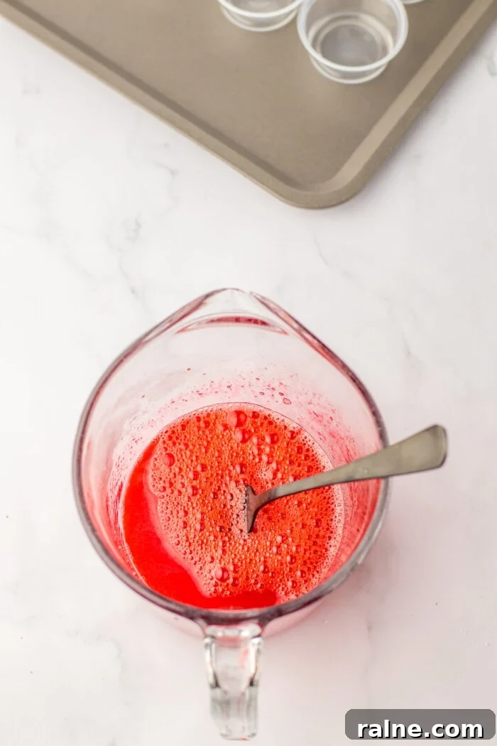 jello in a glass cup