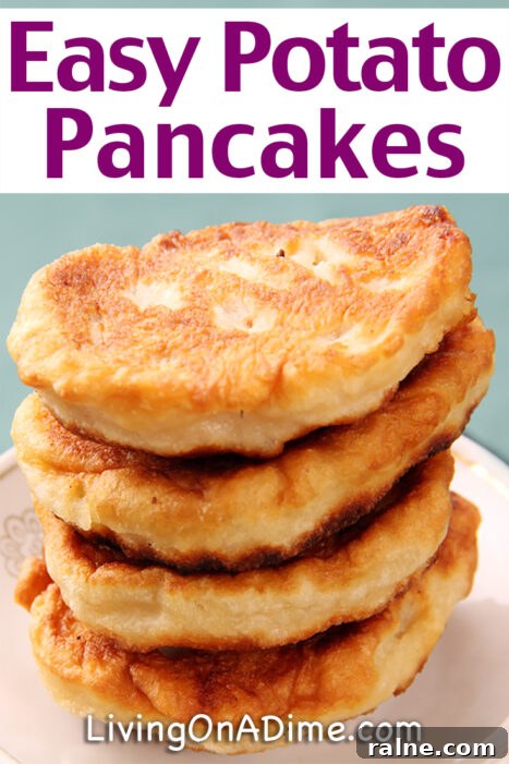 Crispy Potato Pancakes Recipe with Simple Steps 2 This easy potato pancake recipe makes a tasty side dish that works well in place of potatoes, rice or bread with chicken, beef or pork. This recipe is an easy and delicious way to use leftover mashed potatoes.