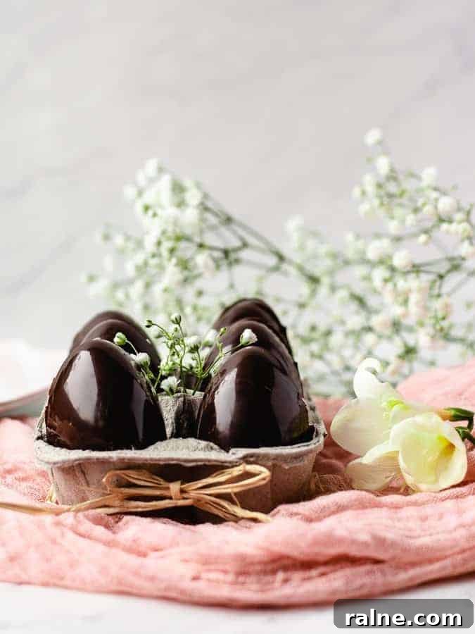 Paleo Chocolate Crème Eggs Recipe — Low-Carb Easter Treat 2 Paleo Creme Eggs