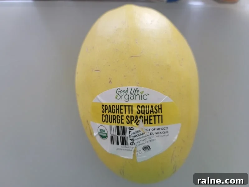Crispy Air Fryer Spaghetti Squash with Garlic Parmesan 3 Organic spaghetti Squash